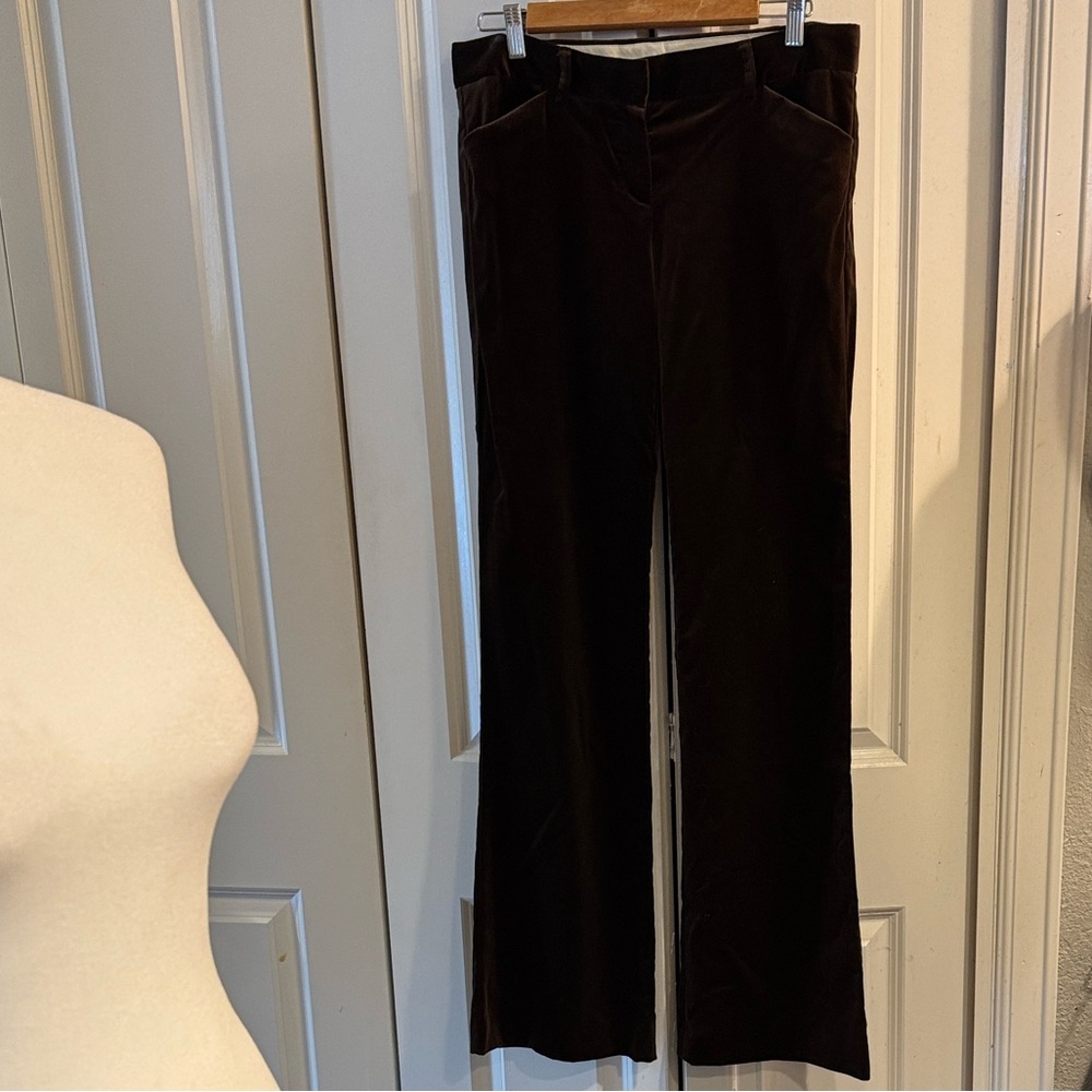 Theory Chocolate Velvet Pants